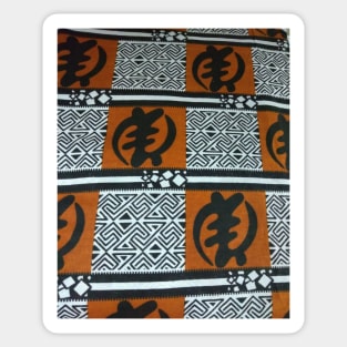 Ghanaian Gye Nyame African Print Sticker